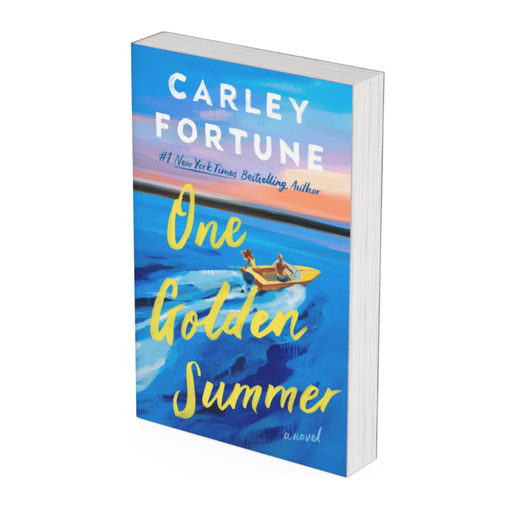The book cover for the book, One Golden Summer, by Carly Fortune.